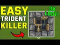 Easy TRIDENT KILLER Design In Minecraft Bedrock 1 21