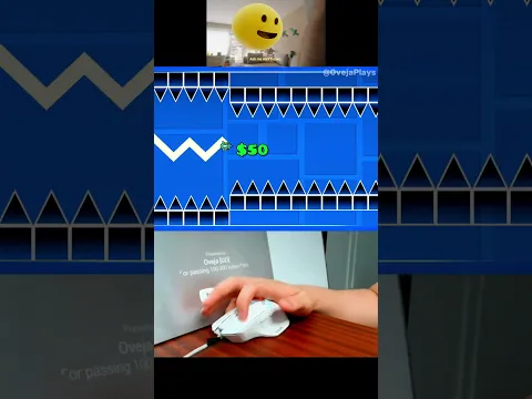 It's Me It's Verity 67 Click Moving Wall Spam in Geometry Dash! #shorts