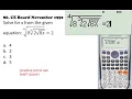 Problem No 86 Solve for x in a Radical Equation