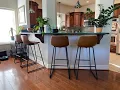 Contemporary 30 inch bar stools with classics touches