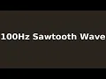 100Hz Sawtooth wave