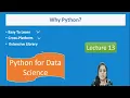 Python for Data Science Introduction tokens variables data types dynamic typing literals i