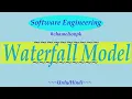 Lecture Waterfall Model - Software Engineering Process Model