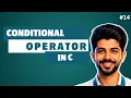 Conditional Operator in C Explained Ternary Operator with Examples