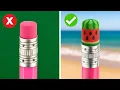 Download Lagu 100+ BACK TO SCHOOL Ideas and FUN Crafts 🏫 Summer Edition! 🍉☀️