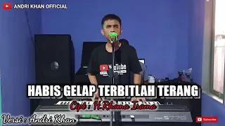 air mata berlinang andri khan bawain lagu dangdut habis gelap terbitlah terang 