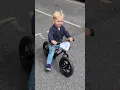 Not Even 2 and Already a Classic Balance Bike Pro