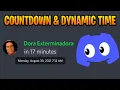 Setup Discord Secret Countdown Dynamic Timestamps