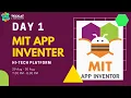 Day 1 Workshop on Developing Mini Application Build app without coding MIT APP INVENTER