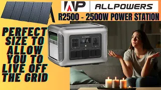AllPowers R2500 Review – Perfect size to allow you to live off the grid.