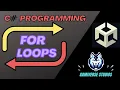 C Programming Loops E01 Unity3d Programming Game Development