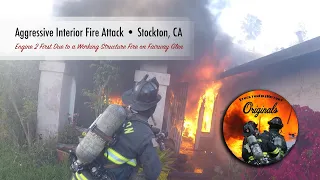 Aggressive Interior Fire Attack First Due to Fairway Glen Working Fire