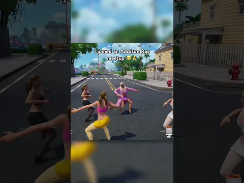 I JOINED AN ADDISON RAE MEETUP IN FORTNITE