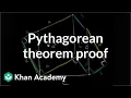 Another Pythagorean theorem proof Right triangles and trigonometry Geometry Khan Academy