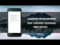 Android Studio Tutorial - PDF Viewer Application remake