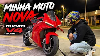 MINHA MOTO NOVA | DUCATI V4 2026