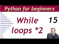While loop in Python pattern printing Python tutorial for beginners in Hindi Urdu lesson 15