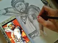 Download Lagu How to Draw Chhatrpati Shivaji Maharaj Sketch Step by Step