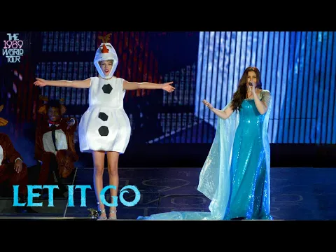 Download MP3 Taylor Swift & Idina Menzel - Let It Go (Live on The 1989 World Tour)