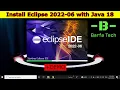 How to Install Eclipse 2022-06 with Java 18 on Windows 10