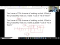 Extra help with binomial PDF Binomial CDF and 1-Binomial CDFs