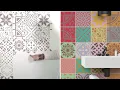 Unleash creativity with Mosaic Collage Vintage STENCIL - for captivating wall art