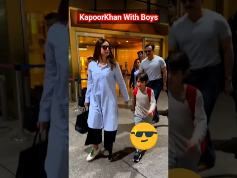 Taimur आज एयरपोर्ट पर दिखा मम्मी Kareena के साथ उसके बाद का Reaction! Taimur ali khan