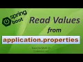 Spring Boot Read Values from Application Properties