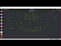 Asciimatics for ASCII animations in Python