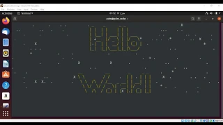 Asciimatics for ASCII animations in Python