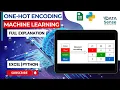 What is One-Hot Encoding in Machine Learning Excel Python Watch Full Explanation