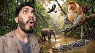 Viajé a la ISLA más SALVAJE de ASIA 🇲🇾 | Animales Únicos 😱