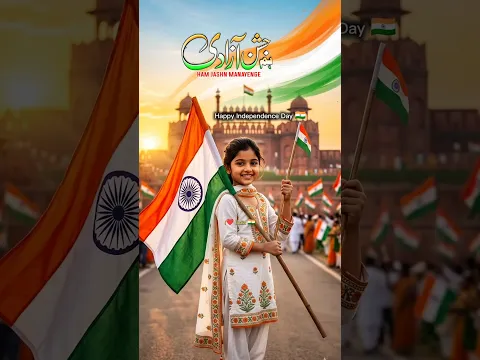 Independence Day Status 🇮🇳 | Jashn e Azadi Tarana | 15 August Nazam | #shorts #youtubeshorts