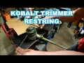 How To Restring Kobalt Cordless Trimmer 80v weed wacker