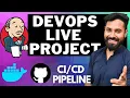 Deploying DevOps Live Project using Jenkins Pipeline with GitHub integration