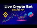 How To Build a Simple Cryptocurrency Live Trading Bot with Python using the Binance API Easily