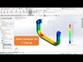 Static Analysis C - Clamp Use Solidworks