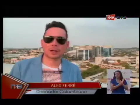 Diseñador colombiano Alex Ferré presenta colección Onix