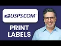 NEW How to Print Labels in USPS Click-N-Ship 2025 Complete Guide to USPS Shipping