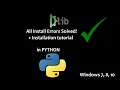 DLIB All Install Errors Solved How to Install DLIB in Python All Errors SOLVED