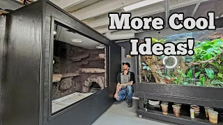 diy huge reptile enclosure false bottom drainage layer sliding glass door part 4 reptiles diy