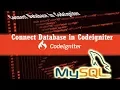 Codeigniter3 Tutorial How To Connect Database