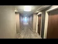 Horrible Schindler HT 330a elevators at courtyard by Marriott Southington Connecticut