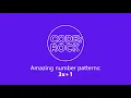 Amazing number patterns 3X 1