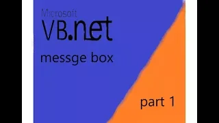 visual basic Message Box Tutorial part 1