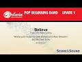 Lagu Believe, arr. Michael Story – Score \u0026 Sound