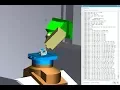 NC-code simulation in NX CAM