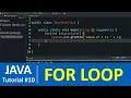 Java Tutorial - For Loop in Java Programming
