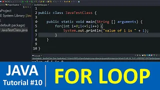 Java Tutorial - For Loop in Java Programming