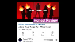 aidonia fever temperature official video honest review